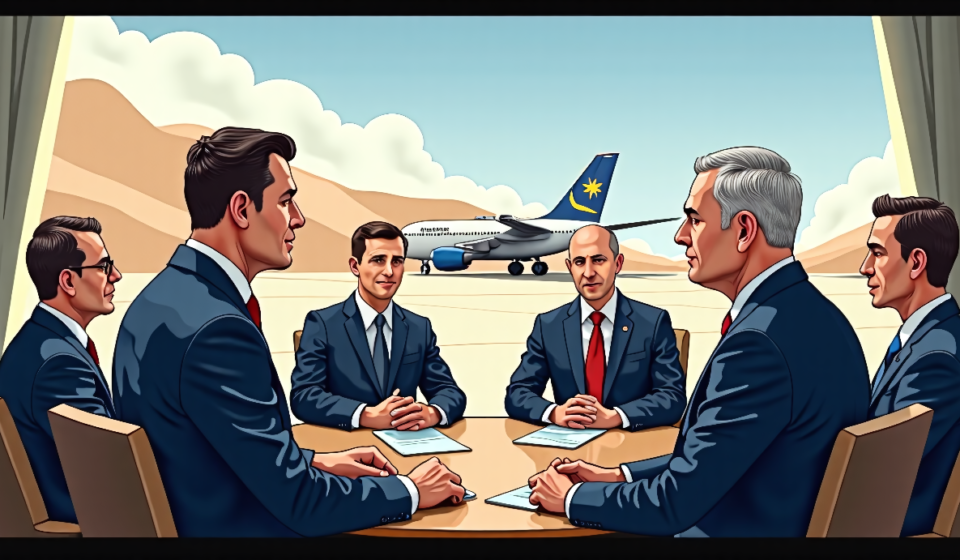 US Diplomat Criticizes Israeli Strike on Syrian Base as Unnecessary Escalation — AI-generated editorial illustration