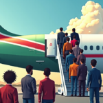 Liberia Will Take 1,200 U.S. Deportees Over the Next Year — AI-generated editorial illustration