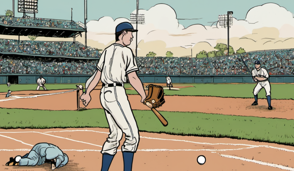 Yankees’ Chisholm Boots Grounder, Umpire Blame Sparks Replay Debate — AI-generated editorial illustration