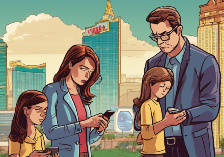 NY Grandma Missing in Vegas: Family Receives Bitcoin Demands — AI-generated editorial illustration