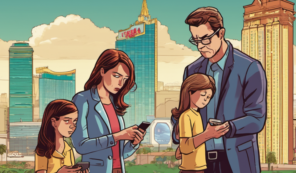 NY Grandma Missing in Vegas: Family Receives Bitcoin Demands — AI-generated editorial illustration