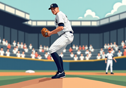 Rodón Returns Strong for Yankees After Two-Month Injury — AI-generated editorial illustration