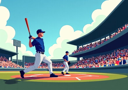 Crow-Armstrong Powers MVP Case With Leadoff Home Run in Crosstown Series — AI-generated editorial illustration