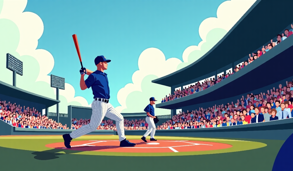 Crow-Armstrong Powers MVP Case With Leadoff Home Run in Crosstown Series — AI-generated editorial illustration