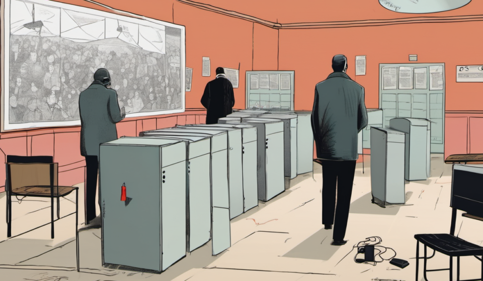 Activists Pretending to Vote in Minnesota Primary Face Legal Risks — AI-generated editorial illustration