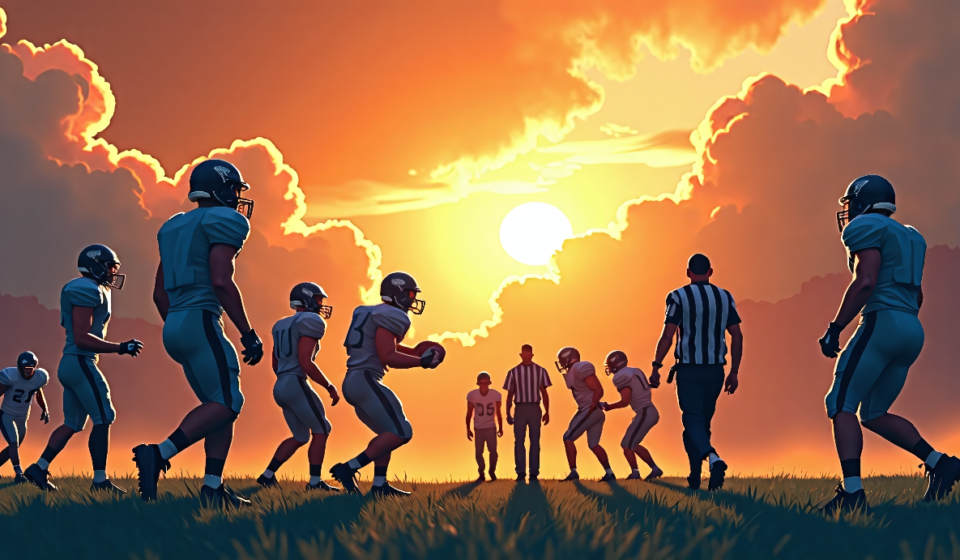 Heat‑Hardened Practice Turns Into Brawl: Cowboys vs. Saints — AI-generated editorial illustration