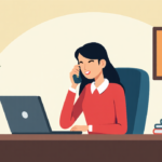 Debt Collectors Can Call You at Work—Know Your Rights — AI-generated editorial illustration