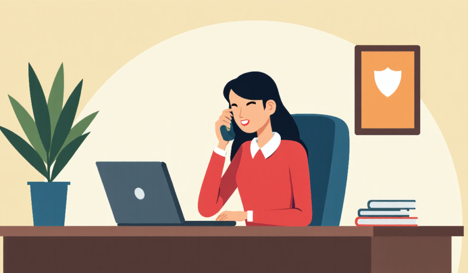 Debt Collectors Can Call You at Work—Know Your Rights — AI-generated editorial illustration