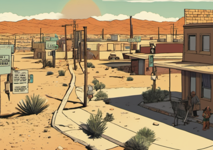 Heat Dome Sends Six States to Record‑High Temperatures — AI-generated editorial illustration