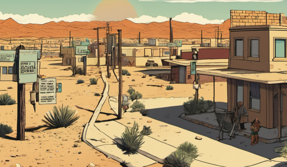Heat Dome Sends Six States to Record‑High Temperatures — AI-generated editorial illustration