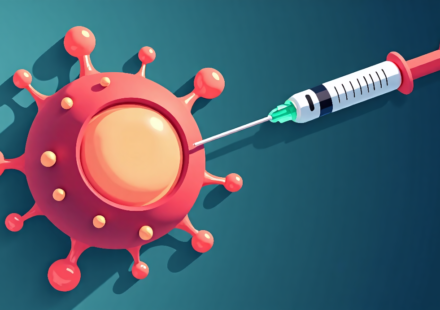 Moderna’s Melanoma Vaccine Study Sparks Stock Surge — AI-generated editorial illustration