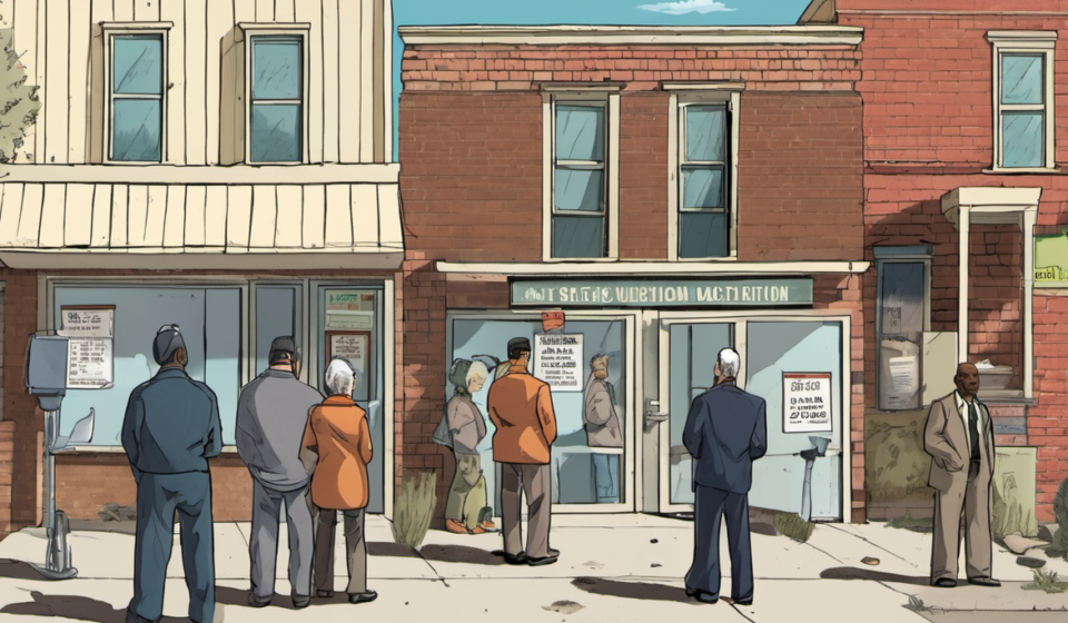 DOJ to Deploy Record 1,000 Federal Monitors to Midterm Polling Sites — AI-generated editorial illustration