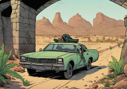 Border Seizure Reveals Stolen Exotic Reptiles After Pillowcase Discovered — AI-generated editorial illustration