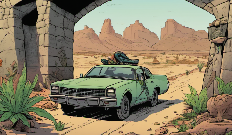 Border Seizure Reveals Stolen Exotic Reptiles After Pillowcase Discovered — AI-generated editorial illustration