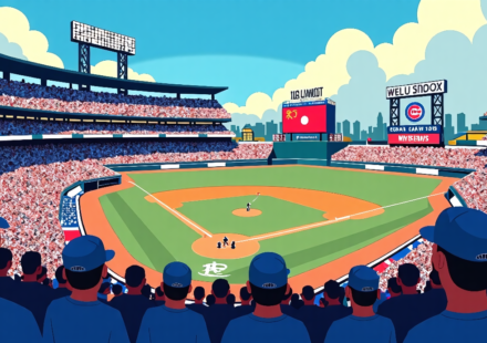 Crosstown Classic Sparks Postseason Fever in Chicago — AI-generated editorial illustration
