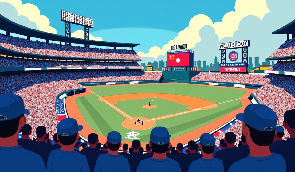 Crosstown Classic Sparks Postseason Fever in Chicago — AI-generated editorial illustration
