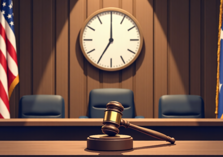 Lindsay Clancy Trial Wraps Early Amid Unforeseen Circumstances — AI-generated editorial illustration