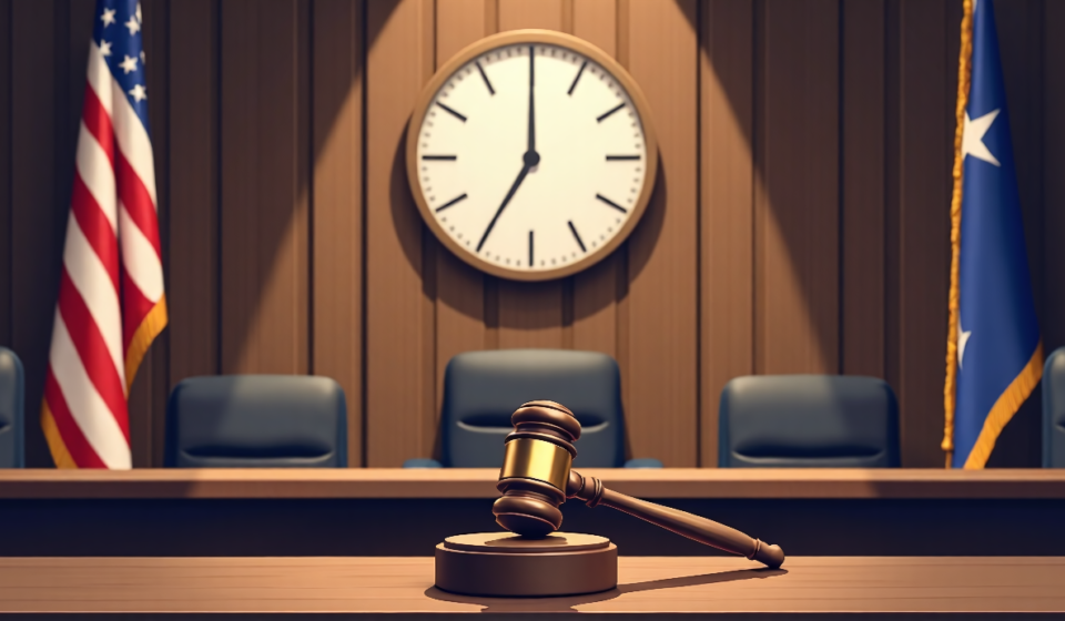 Lindsay Clancy Trial Wraps Early Amid Unforeseen Circumstances — AI-generated editorial illustration