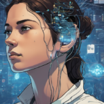 Young Adults Shift From Excitement to Concern Over AI, Pew Survey Shows — AI-generated editorial illustration