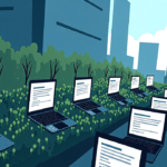 North Korean IT Workers Target Corporate America with AI‑Powered Resumes — AI-generated editorial illustration