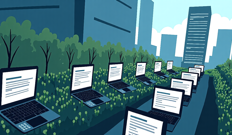 North Korean IT Workers Target Corporate America with AI‑Powered Resumes — AI-generated editorial illustration
