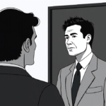 John Stamos Turns 63 in a Black‑and‑White Mirror Selfie — AI-generated editorial illustration