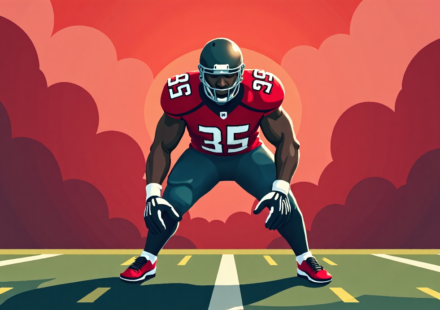 Vita Vea Secures 1‑Year, $30M Extension With Buccaneers — AI-generated editorial illustration