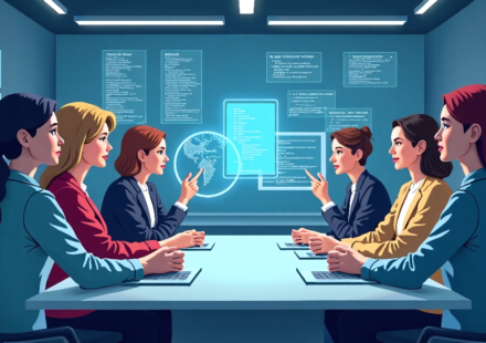 Women Underrepresented in High-Paying AI Jobs, LinkedIn Study Shows — AI-generated editorial illustration