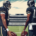 A.J. Brown Says He’s Been Silent With Jalen Hurts Since the Patriots Move — AI-generated editorial illustration