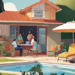 Pool Owners Rent Out Backyard Access, Expecting $15,000 in Summer — AI-generated editorial illustration