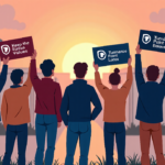 Erika Kirk Calls on Conservative Students to Stay Active After Charlie Kirk’s Death — AI-generated editorial illustration
