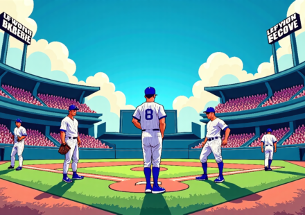 Baseball Legends Strike Back in New Comic Book Series — AI-generated editorial illustration