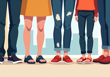 Slip‑On Shoes That Make Morning Routines a Breeze — AI-generated editorial illustration