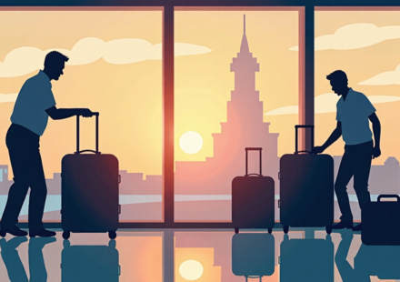 CBP Seizes 847 Pounds of Khat from London Flight at Baltimore Airport — AI-generated editorial illustration