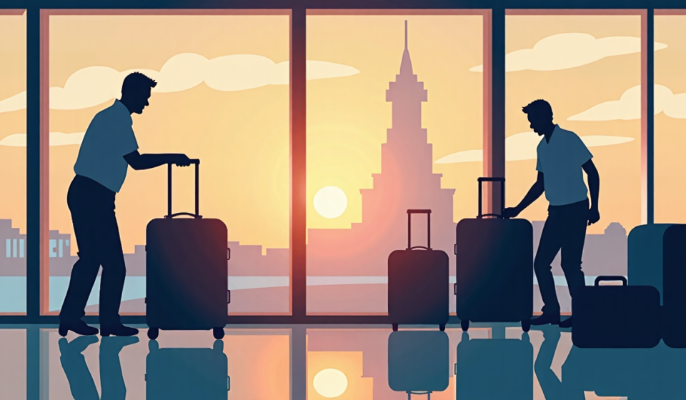 CBP Seizes 847 Pounds of Khat from London Flight at Baltimore Airport — AI-generated editorial illustration