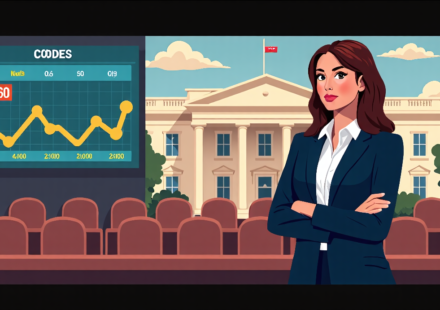 Alina Habba Declines White House Press Secretary Rumors, Shifts Kalshi Odds — AI-generated editorial illustration