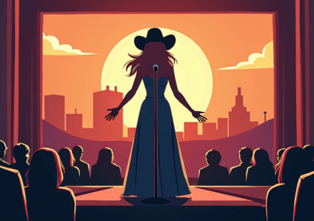 Ella Langley's 'Choosin' Texas' Tops Billboard Hot 100 for 18 Weeks — AI-generated editorial illustration