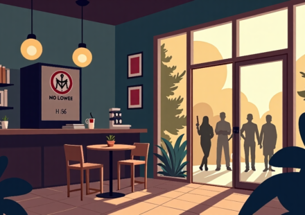 Idaho Coffee Shop Owner Justifies Ejecting Pro‑Life Group After Backlash — AI-generated editorial illustration