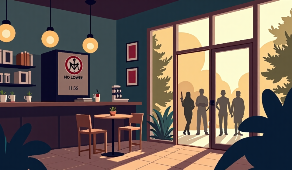 Idaho Coffee Shop Owner Justifies Ejecting Pro‑Life Group After Backlash — AI-generated editorial illustration