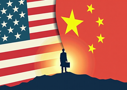 U.S. Declares American Academic Min Zin Wrongfully Detained by China — AI-generated editorial illustration