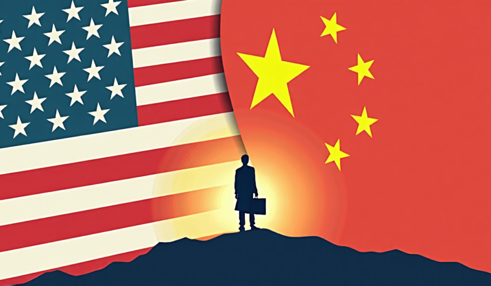 U.S. Declares American Academic Min Zin Wrongfully Detained by China — AI-generated editorial illustration