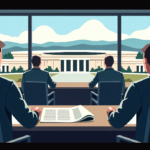 Pentagon Mulls Early Termination of Stars and Stripes Publisher — AI-generated editorial illustration