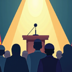 El‑Sayed to Speak at ISNA Convention with Clerics Linked to Radical Past — AI-generated editorial illustration