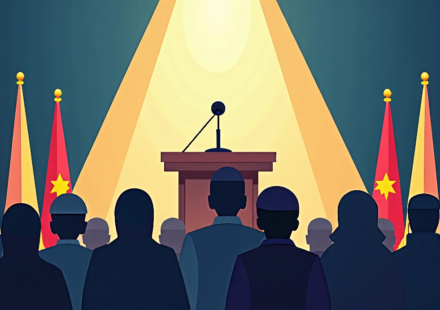 El‑Sayed to Speak at ISNA Convention with Clerics Linked to Radical Past — AI-generated editorial illustration