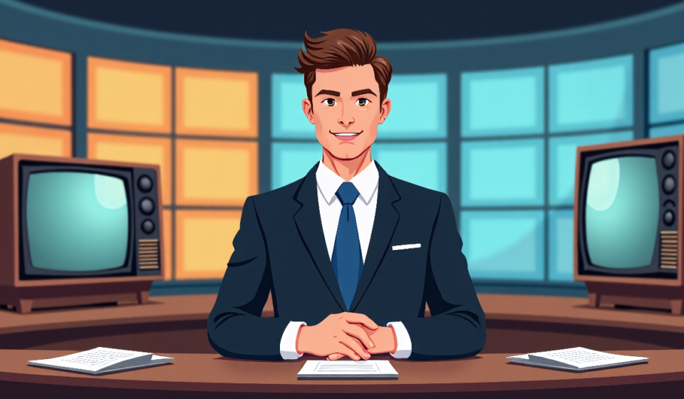 The Takeout Reaches 300 Episodes: Major Garrett Reflects on TV Greats — AI-generated editorial illustration
