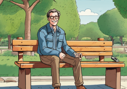 Instagram Bench‑Rater Gives First 10‑10 After 7 Years — AI-generated editorial illustration