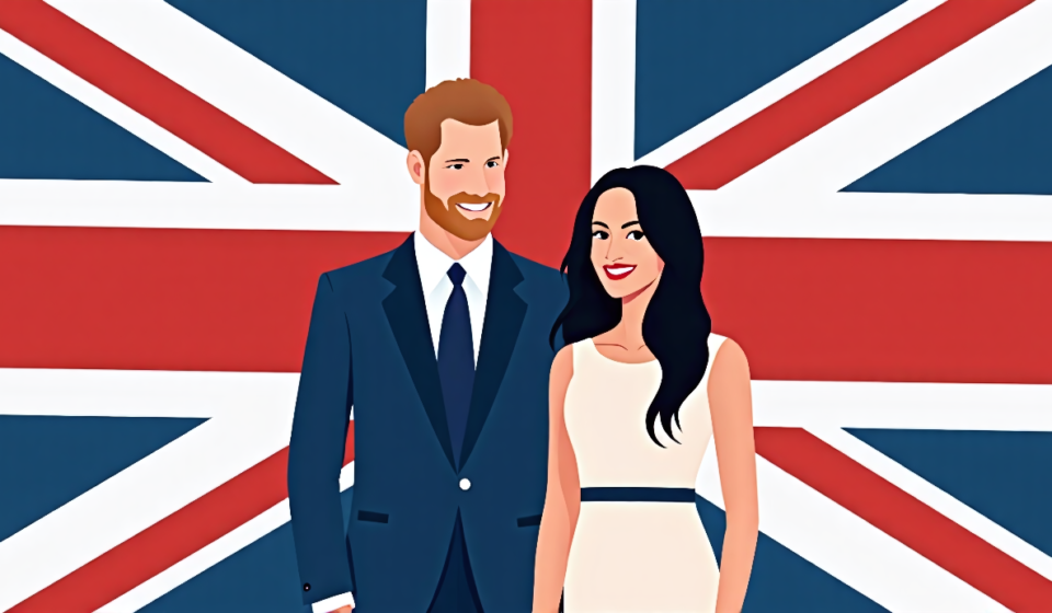 Prince Harry and Meghan’s Possible UK Return: What It Could Mean — AI-generated editorial illustration