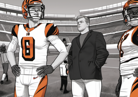 Joe Burrow Seeks ‘Now or Never’ Super Bowl Push — AI-generated editorial illustration