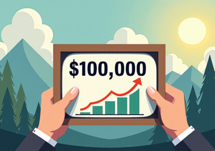 What’s the Return on a $10,000 5‑Year CD Today? — AI-generated editorial illustration