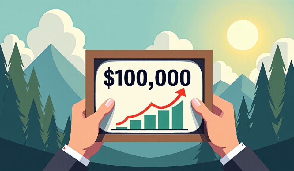 What’s the Return on a $10,000 5‑Year CD Today? — AI-generated editorial illustration